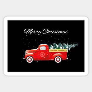 Christmas Truck & Tree Sticker